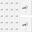 Wall Mount Screw Hooks for Kitchen Bathroom Bedroom Living Room 10 Pcs