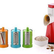 4 in 1 Drum Grater Shredder Slicer for Vegetable, Fruits, Chocolate, Dry Fruits, Salad Maker