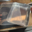 Non Stick Baking Pan Food Storage Box with Cover Pack of 2