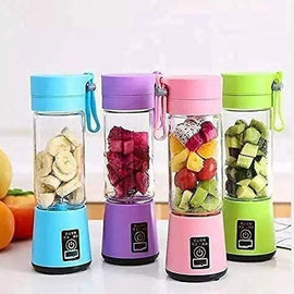 6 Blade Juicer- Portable Electric 6 Blade USB Juice Maker (380 ml)